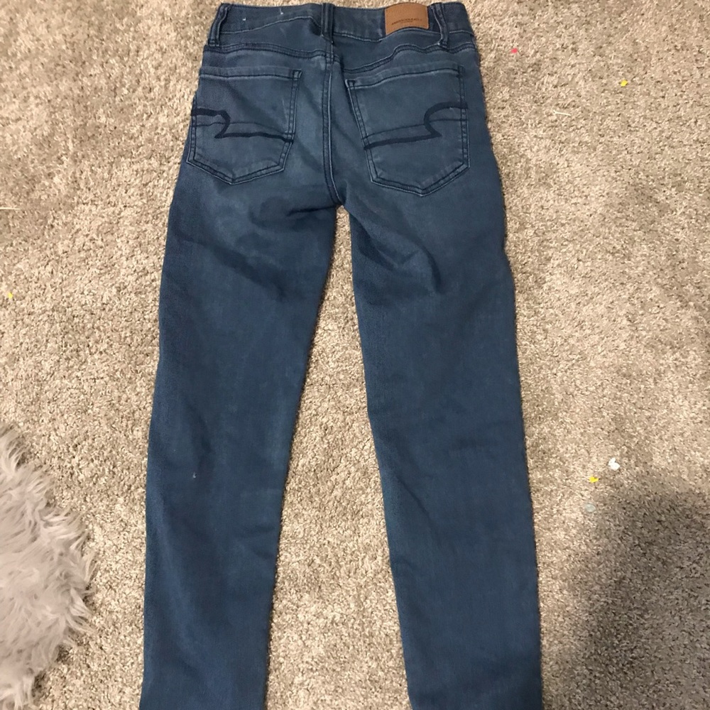 High-rise American eagle jean leggings
